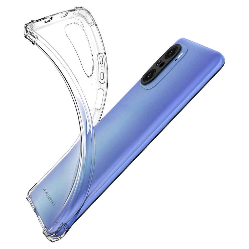 Pokrowiec silikonowy Anti Shock przeźroczysty Xiaomi POCO F3 / 10 Pokrowiec silikonowy Anti Shock przeźroczysty Xiaomi POCO F3 / 10