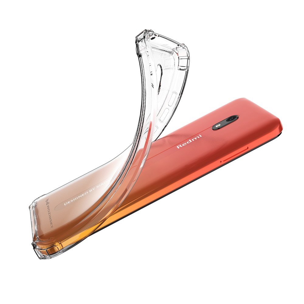 Pokrowiec silikonowy Anti Shock przeroczysty Xiaomi Redmi 8A / 10