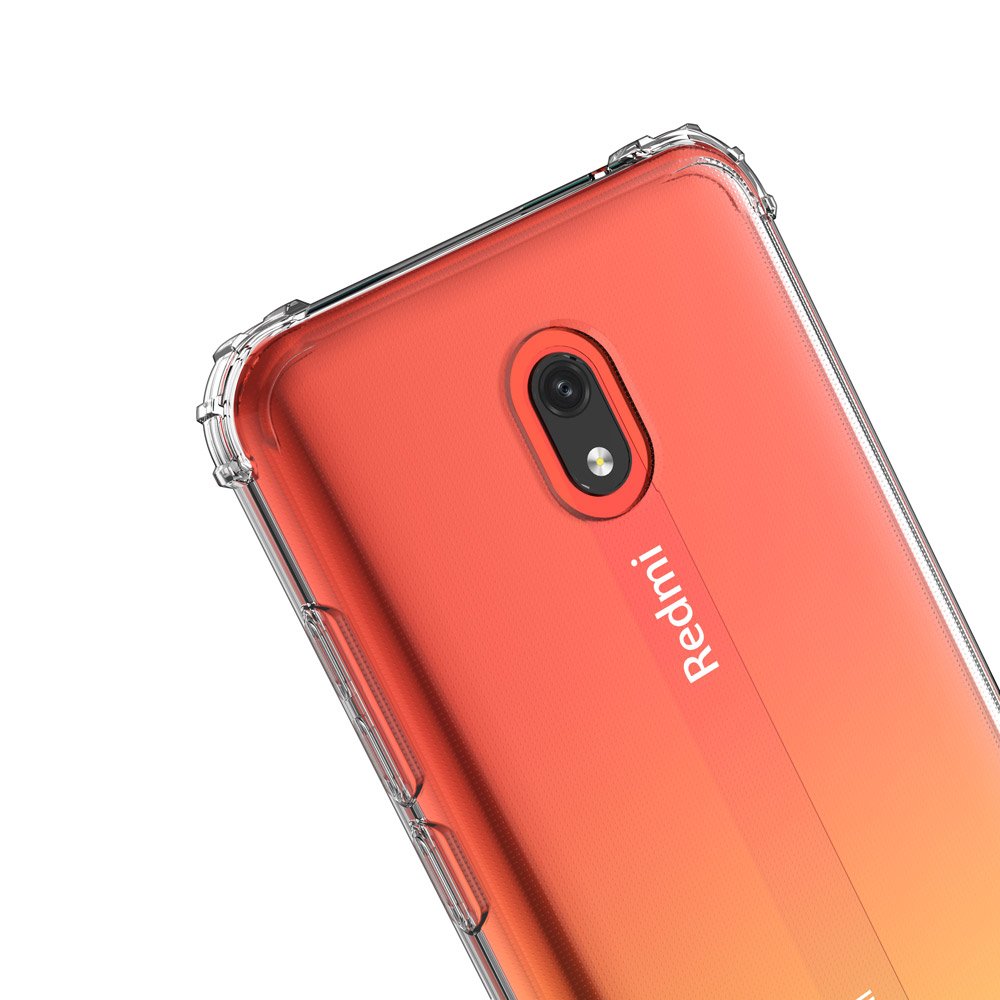 Pokrowiec silikonowy Anti Shock przeźroczysty Xiaomi Redmi 8A / 7 Pokrowiec silikonowy Anti Shock przeźroczysty Xiaomi Redmi 8A / 7