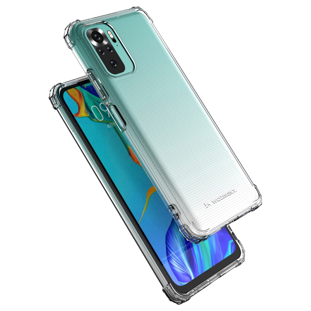 Pokrowiec silikonowy Anti Shock prze�roczysty Xiaomi Redmi Note 10S / 8