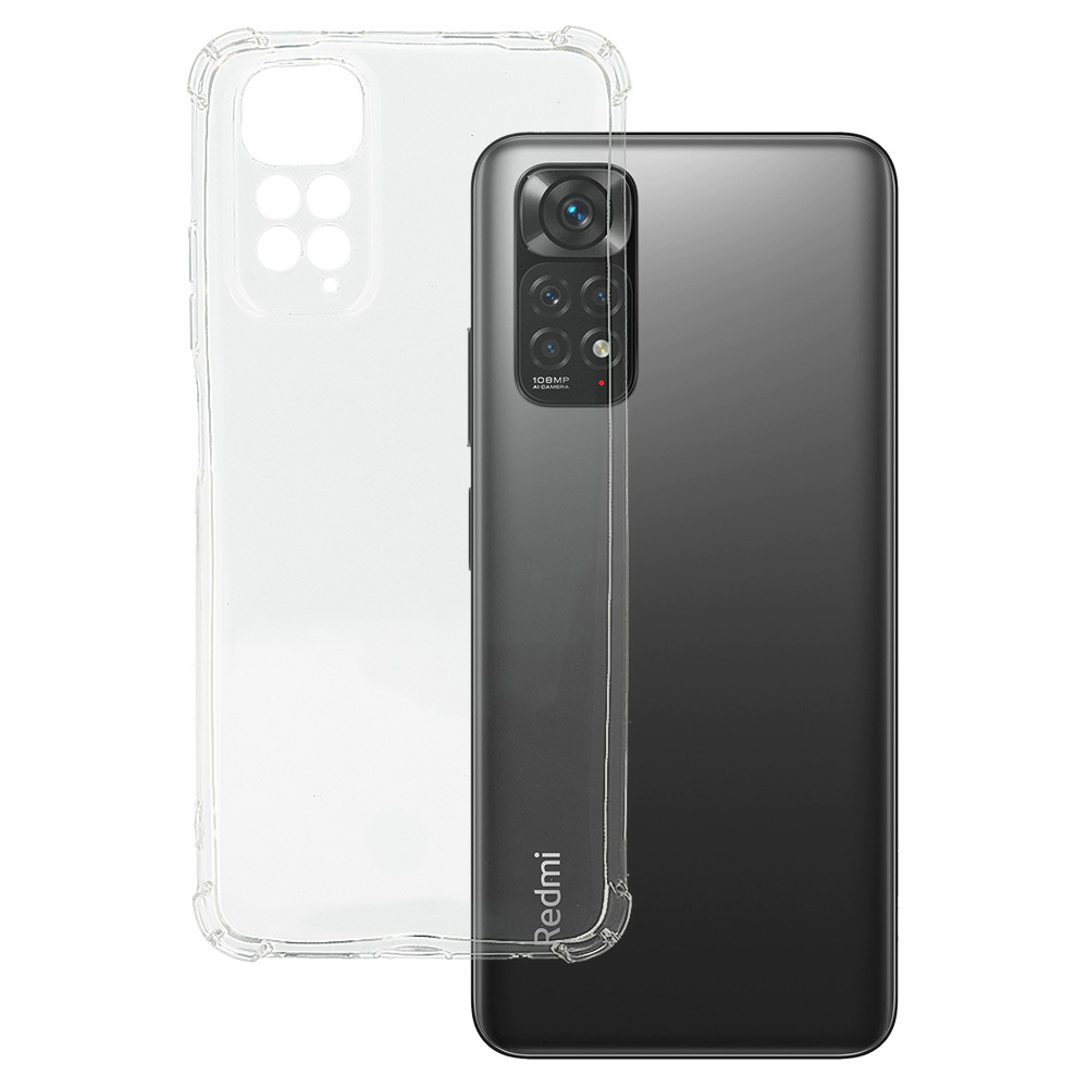 Pokrowiec silikonowy Anti Shock przeźroczysty Xiaomi Redmi Note 11S Pokrowiec silikonowy Anti Shock przeźroczysty Xiaomi Redmi Note 11S