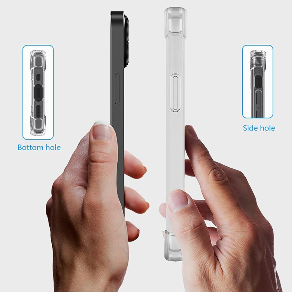 Pokrowiec silikonowy Anti Shock przeźroczysty Xiaomi Redmi Note 11S / 3 Pokrowiec silikonowy Anti Shock przeźroczysty Xiaomi Redmi Note 11S / 3