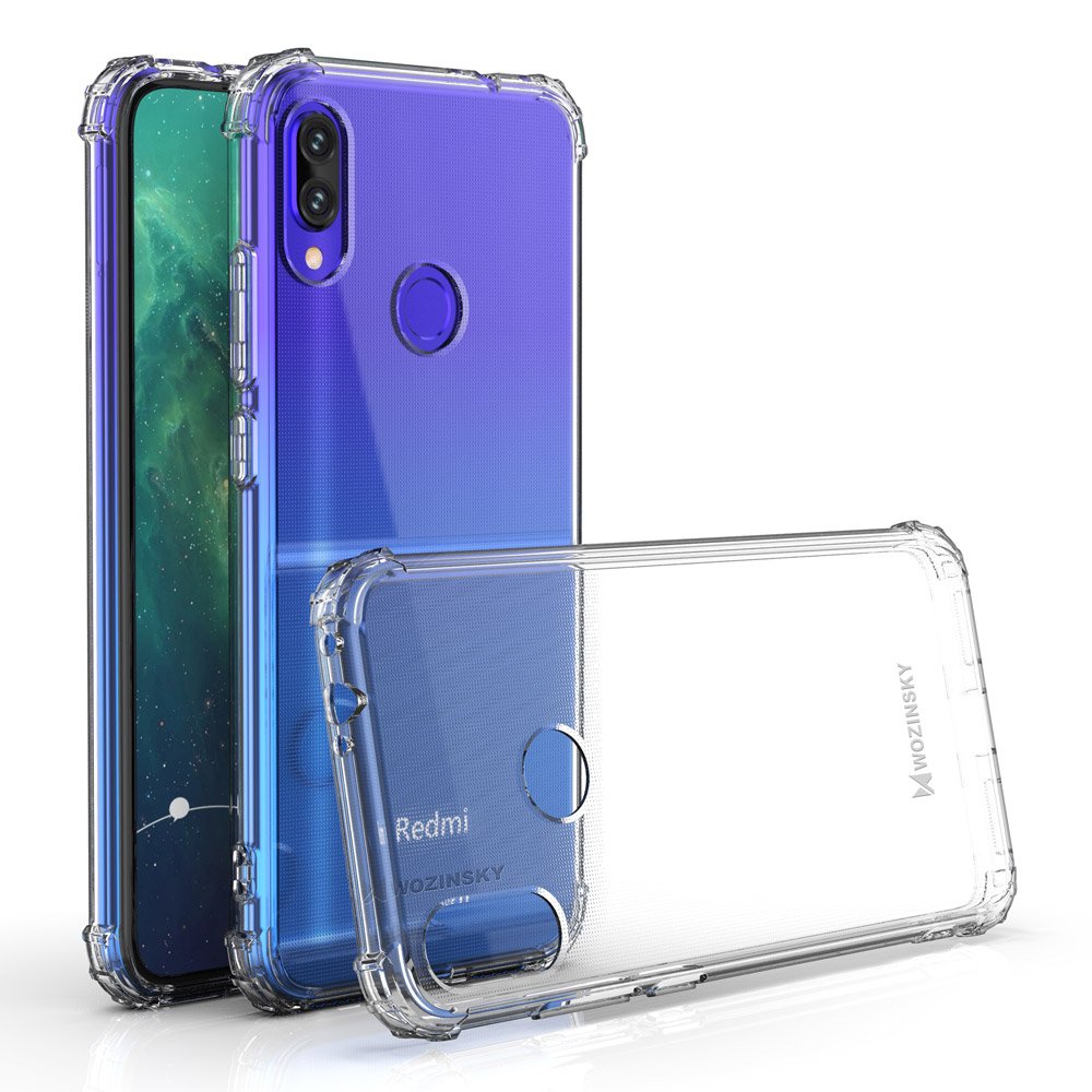 Pokrowiec silikonowy Anti Shock prze�roczysty Xiaomi Redmi Note 7 / 4