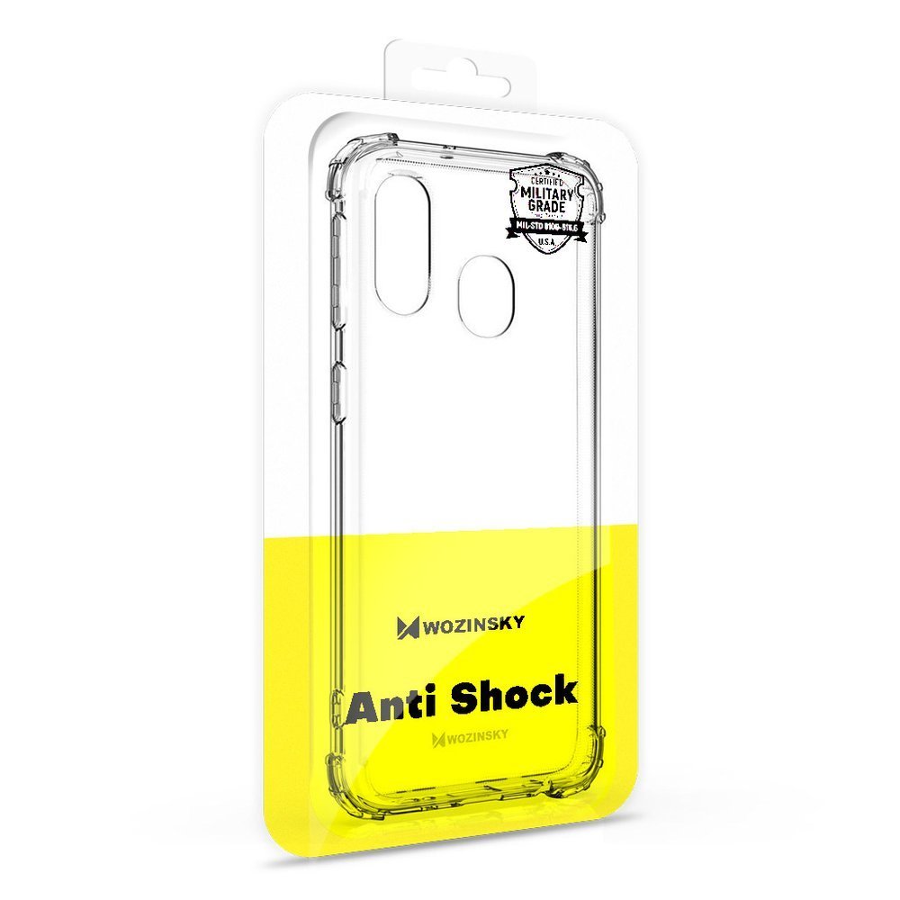 Pokrowiec silikonowy Anti Shock przeźroczysty Xiaomi Redmi Note 8 Pro / 5 Pokrowiec silikonowy Anti Shock przeźroczysty Xiaomi Redmi Note 8 Pro / 5