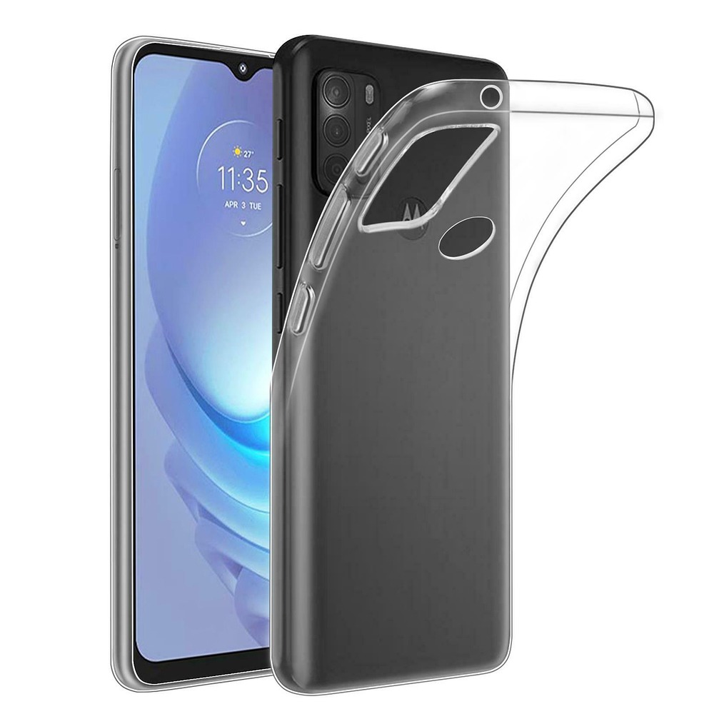 Pokrowiec silikonowy Back Case prze�roczysty Motorola G51 5G