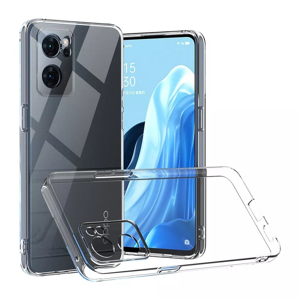 Pokrowiec silikonowy Back Case przeźroczysty Oppo Reno 7 5G / 2 Pokrowiec silikonowy Back Case przeźroczysty Oppo Reno 7 5G / 2