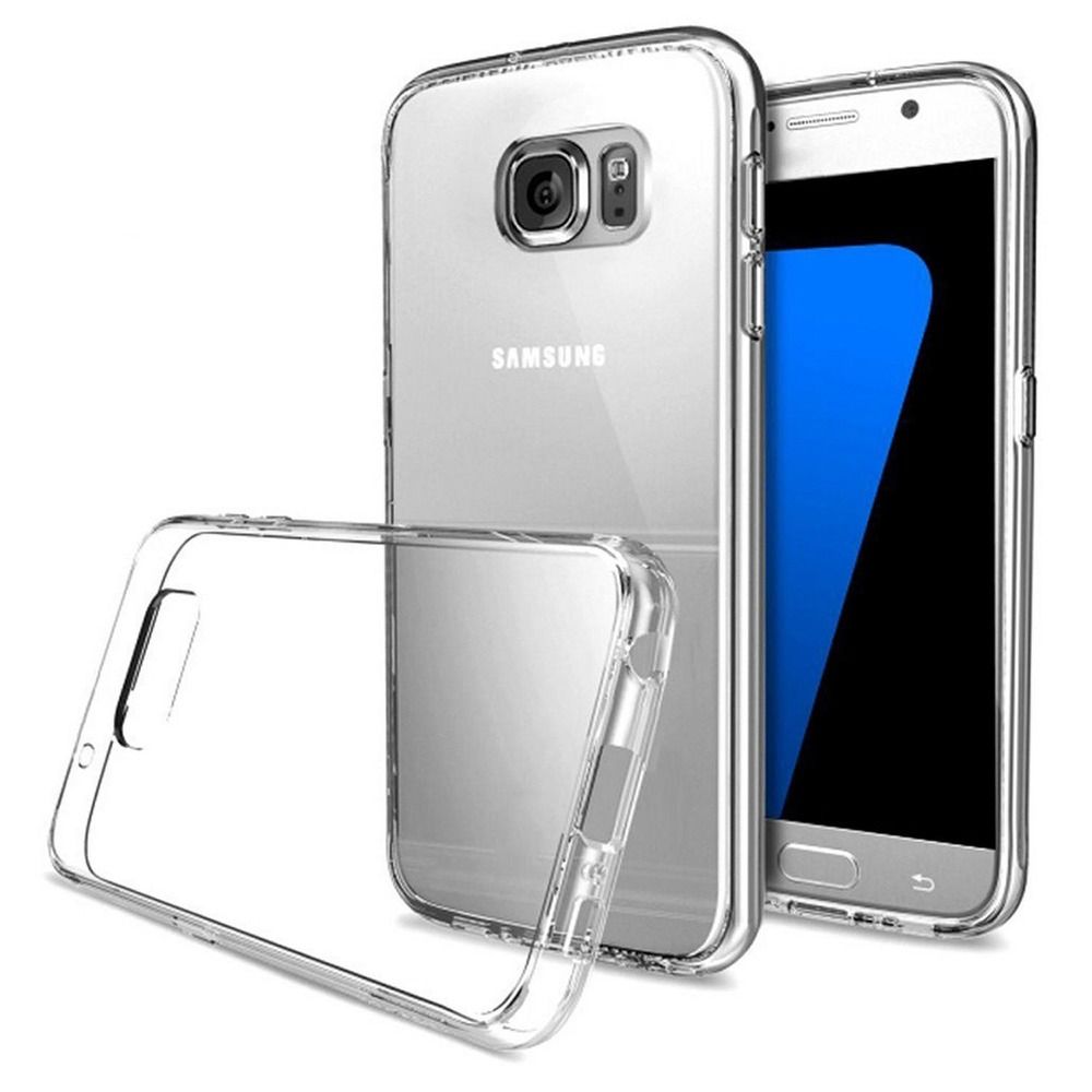 Pokrowiec silikonowy Back Case przeroczysty Samsung Galaxy S7