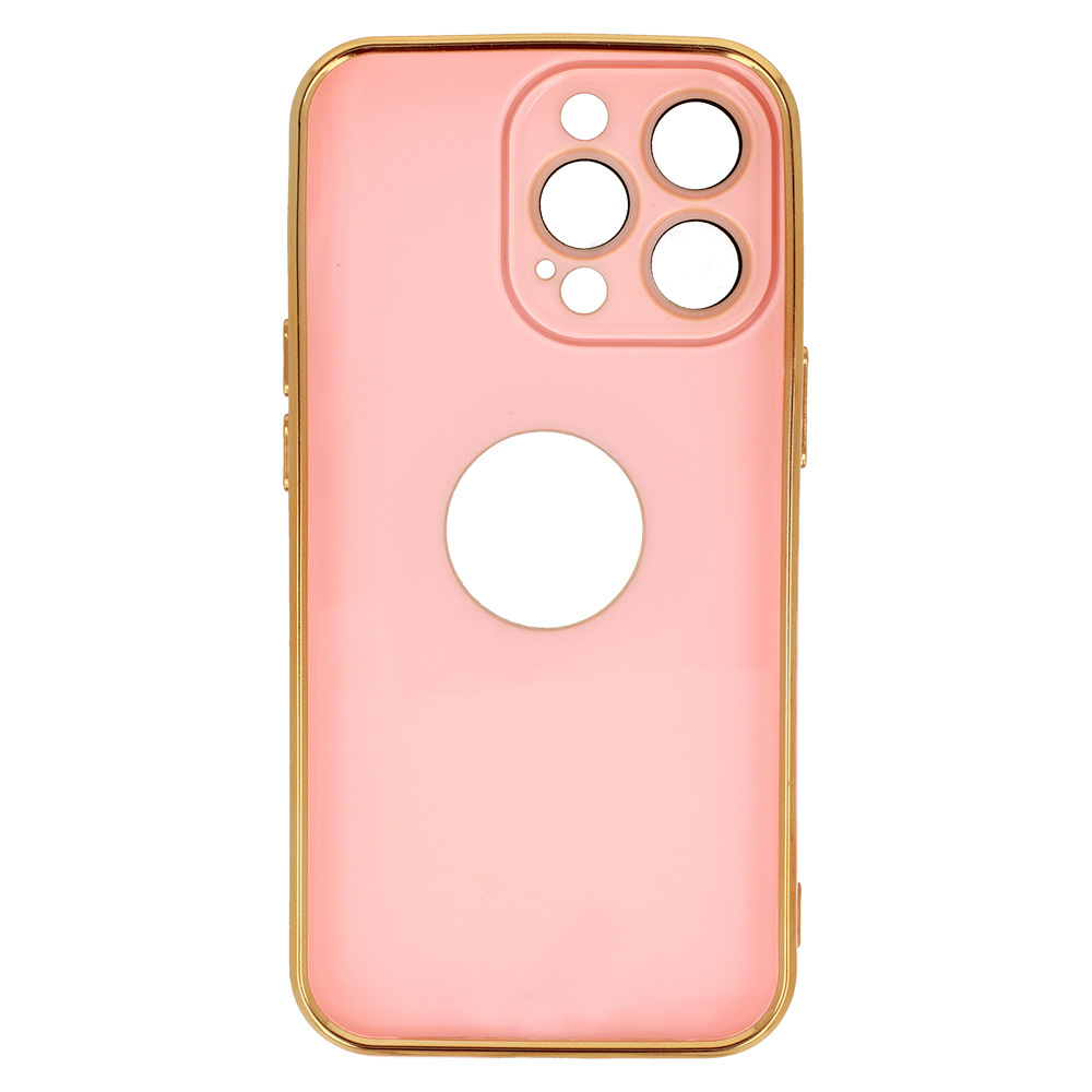Pokrowiec silikonowy Beauty Case rowy Apple iPhone 12 / 5
