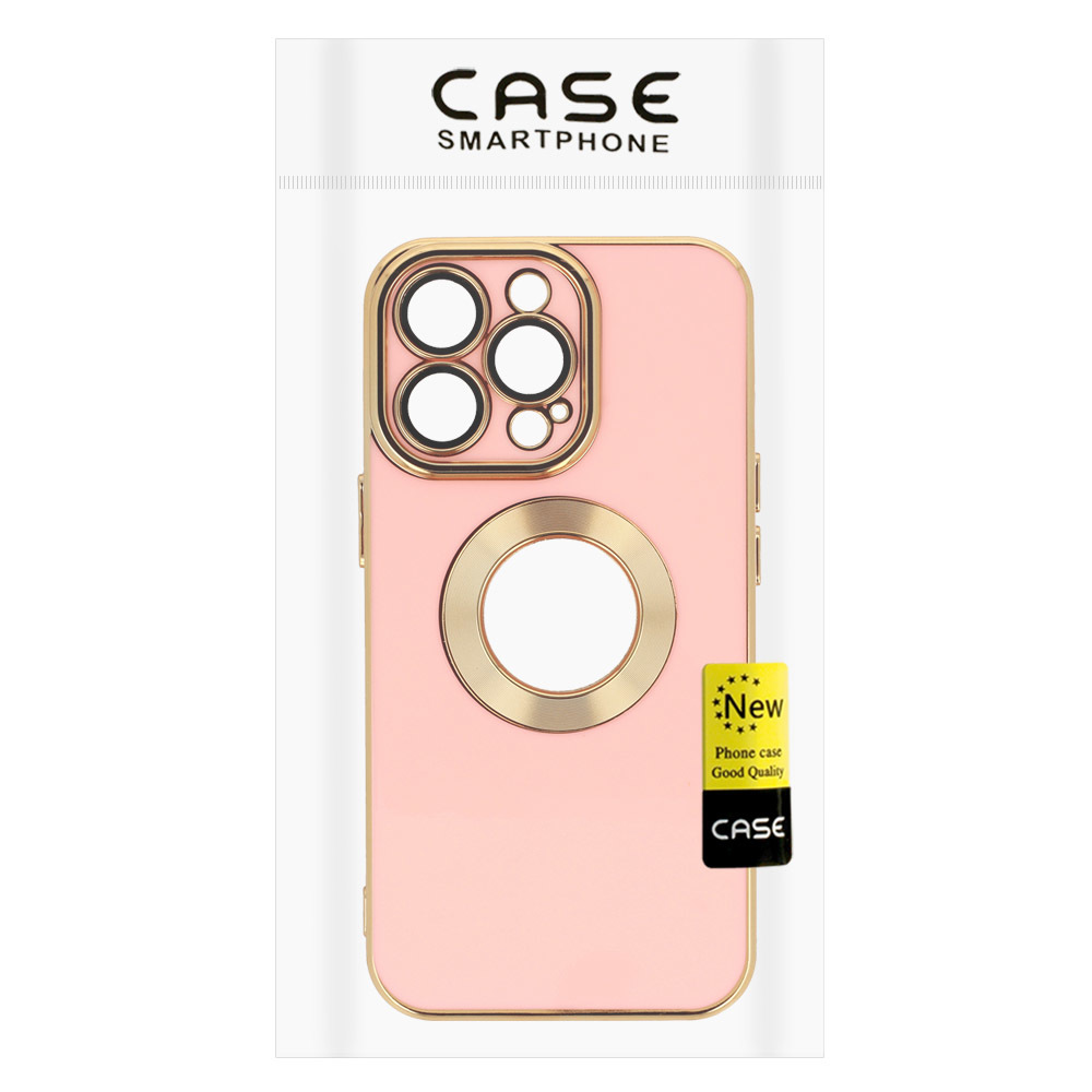 Pokrowiec silikonowy Beauty Case r�owy Apple iPhone 15 / 6