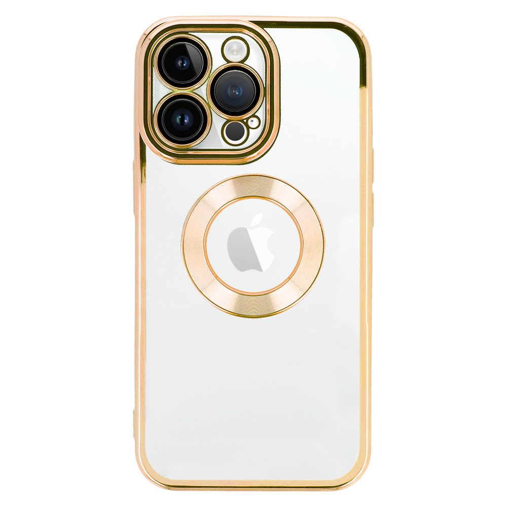 Pokrowiec silikonowy Beauty Clear Case zoty Apple iPhone 14 / 2