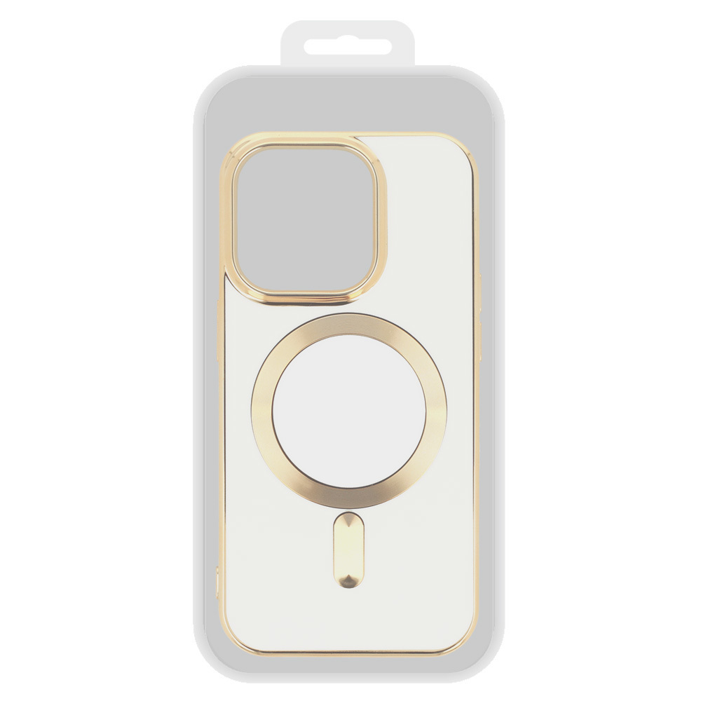 Pokrowiec silikonowy Beauty Magsafe Case biay Apple iPhone 15 Pro Max / 6
