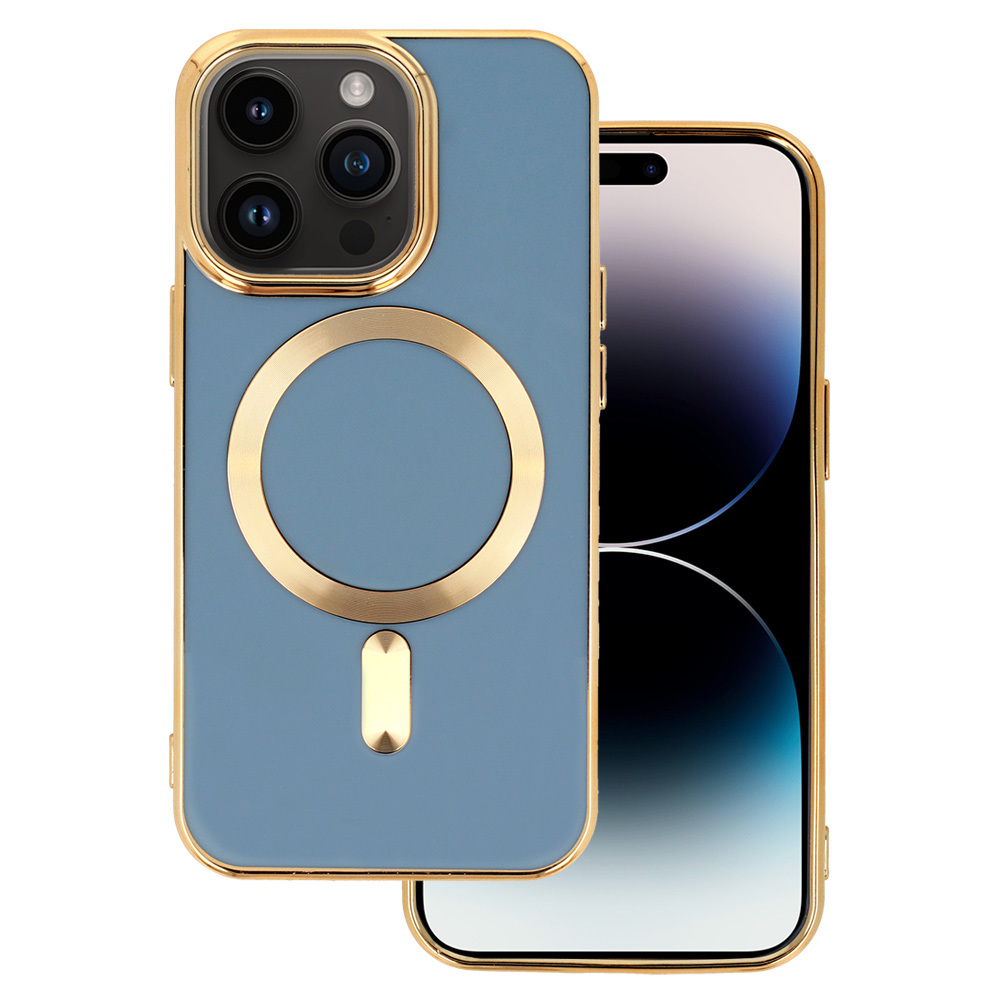 Pokrowiec silikonowy Beauty Magsafe Case niebieski Apple iPhone 12 Pro Max