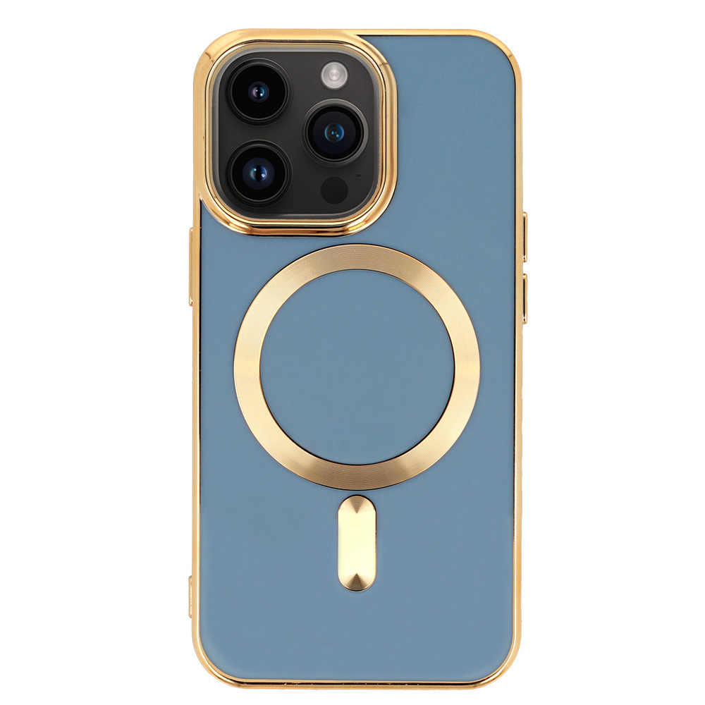 Pokrowiec silikonowy Beauty Magsafe Case niebieski Apple iPhone 12 / 2