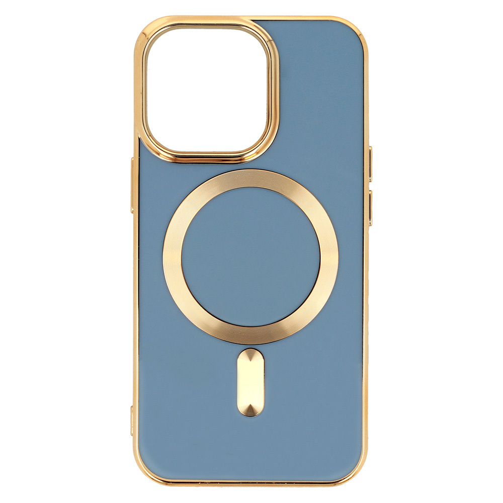 Pokrowiec silikonowy Beauty Magsafe Case niebieski Apple iPhone 12 / 4