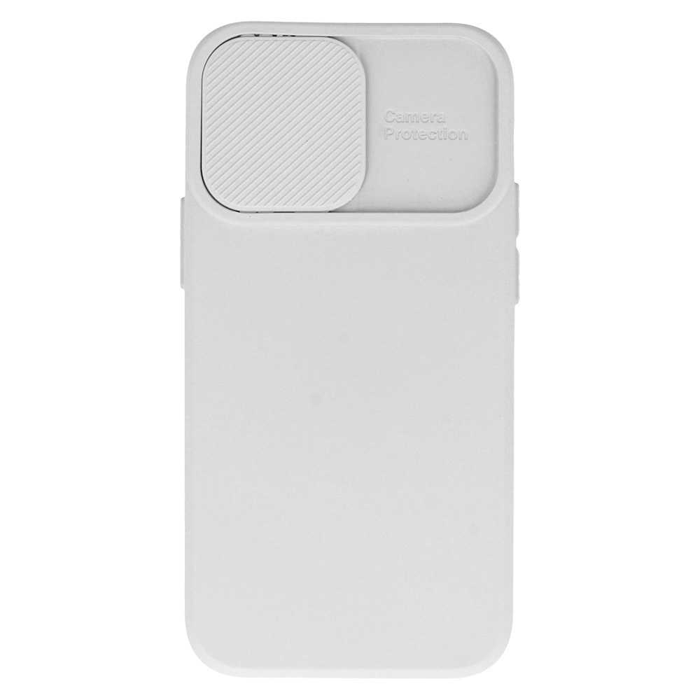 Pokrowiec silikonowy Camshield Soft beowy Apple iPhone 13 / 6