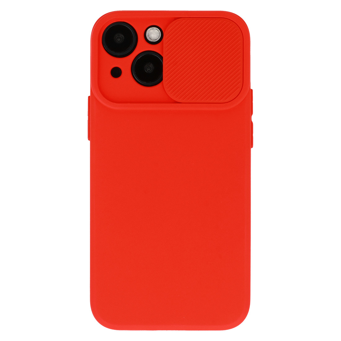 Pokrowiec silikonowy Camshield Soft czerwony Apple iPhone 13 / 2