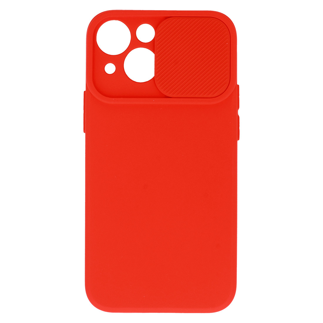 Pokrowiec silikonowy Camshield Soft czerwony Apple iPhone 13 / 4