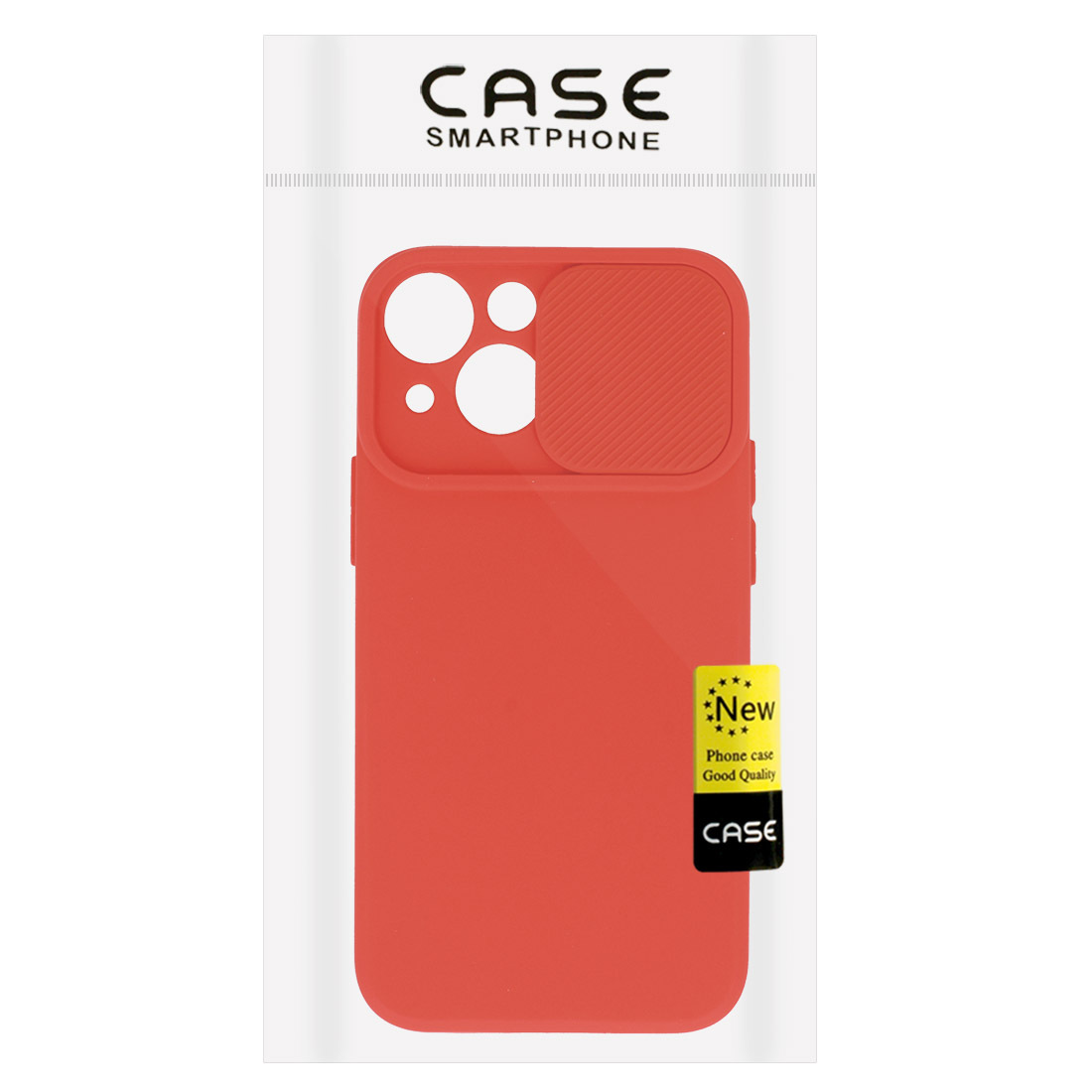 Pokrowiec silikonowy Camshield Soft czerwony Xiaomi Redmi 13C / 7