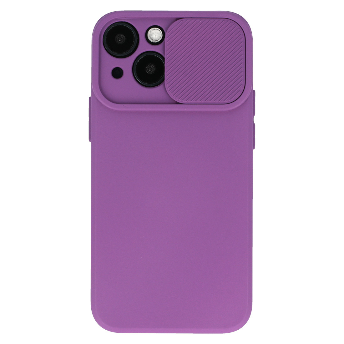 Pokrowiec silikonowy Camshield Soft fioletowy Apple iPhone 14 Pro / 2