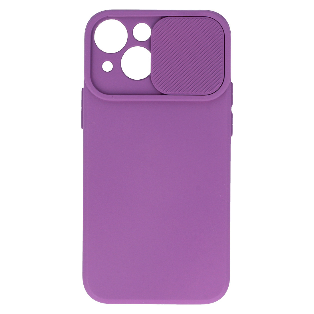 Pokrowiec silikonowy Camshield Soft fioletowy Apple iPhone 15 Pro / 4