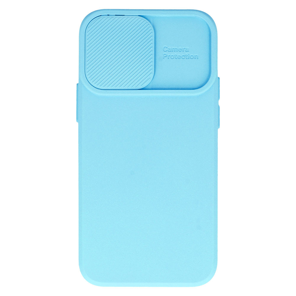 Pokrowiec silikonowy Camshield Soft jasnoniebieski Apple iPhone 13 / 6