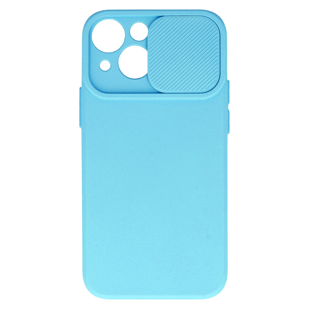 Pokrowiec silikonowy Camshield Soft jasnoniebieski Apple iPhone 14 Plus / 4