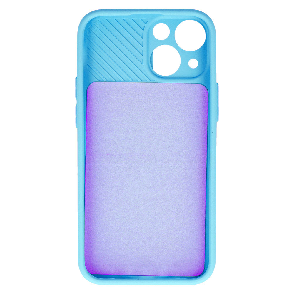 Pokrowiec silikonowy Camshield Soft jasnoniebieski Apple iPhone 14 Plus / 5