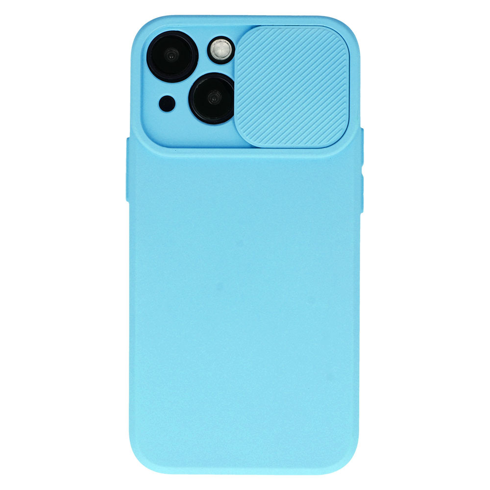 Pokrowiec silikonowy Camshield Soft jasnoniebieski Apple iPhone 14 Pro Max / 2