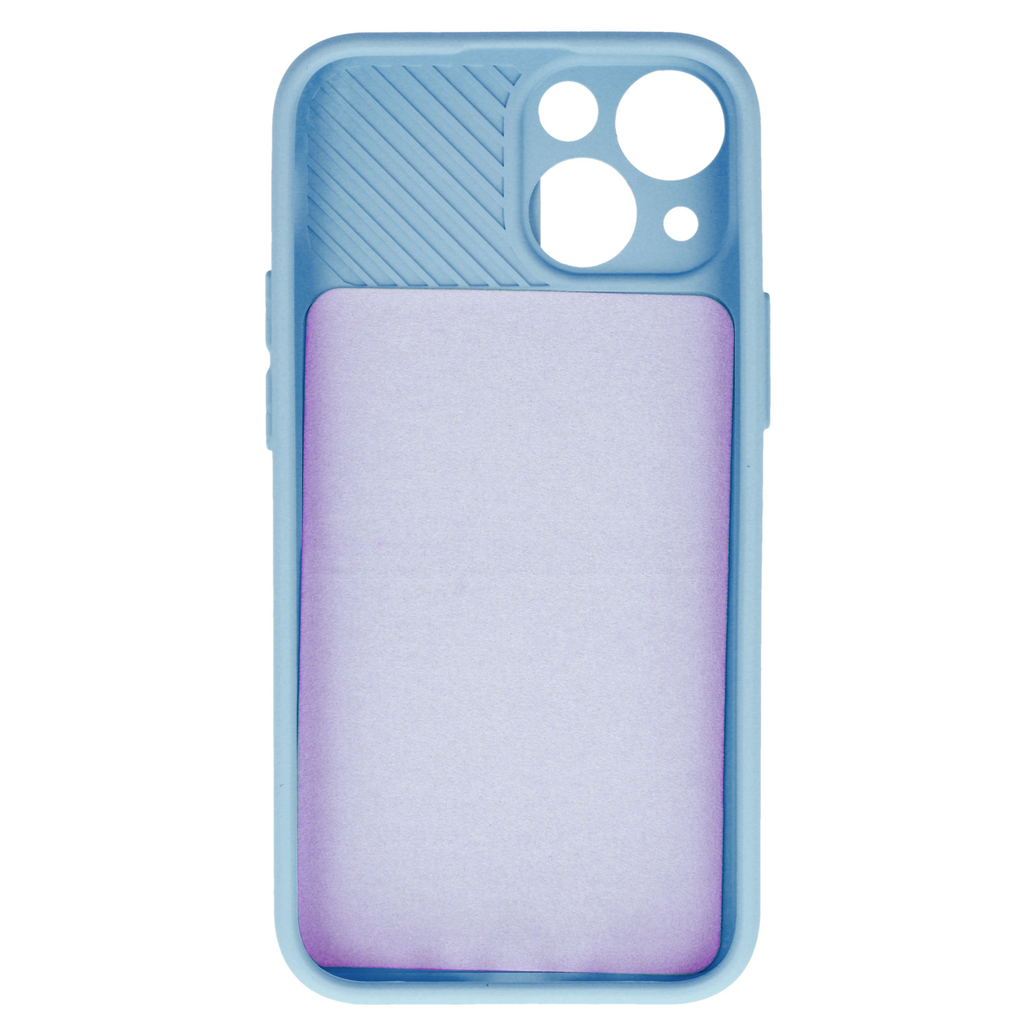 Pokrowiec silikonowy Camshield Soft jasnoniebieski Apple iPhone 15 Pro Max / 5