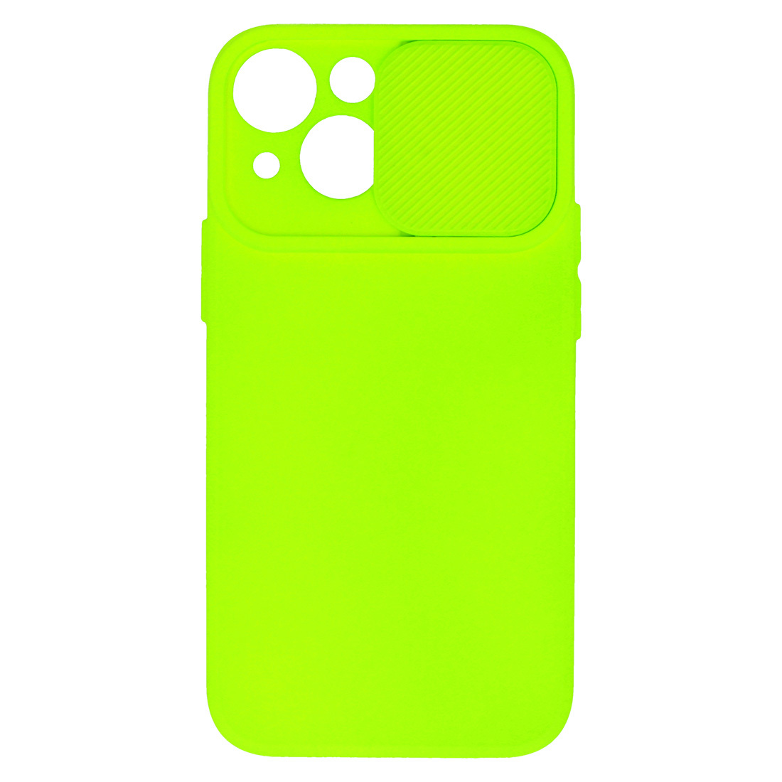 Pokrowiec silikonowy Camshield Soft limonkowy Apple iPhone 12 / 4