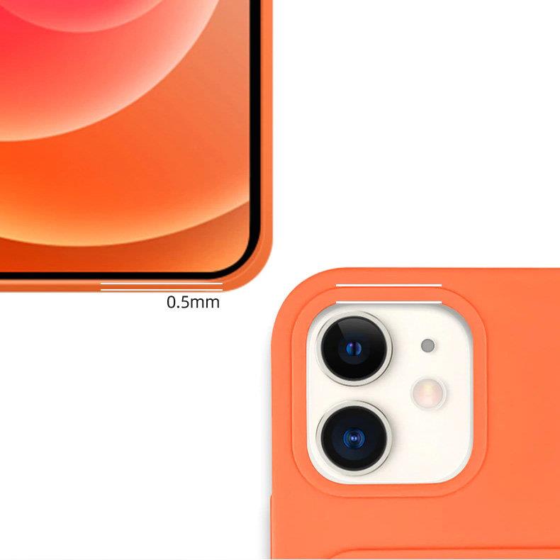 Pokrowiec silikonowy Card Case czerwony Apple iPhone SE 2020 / 8