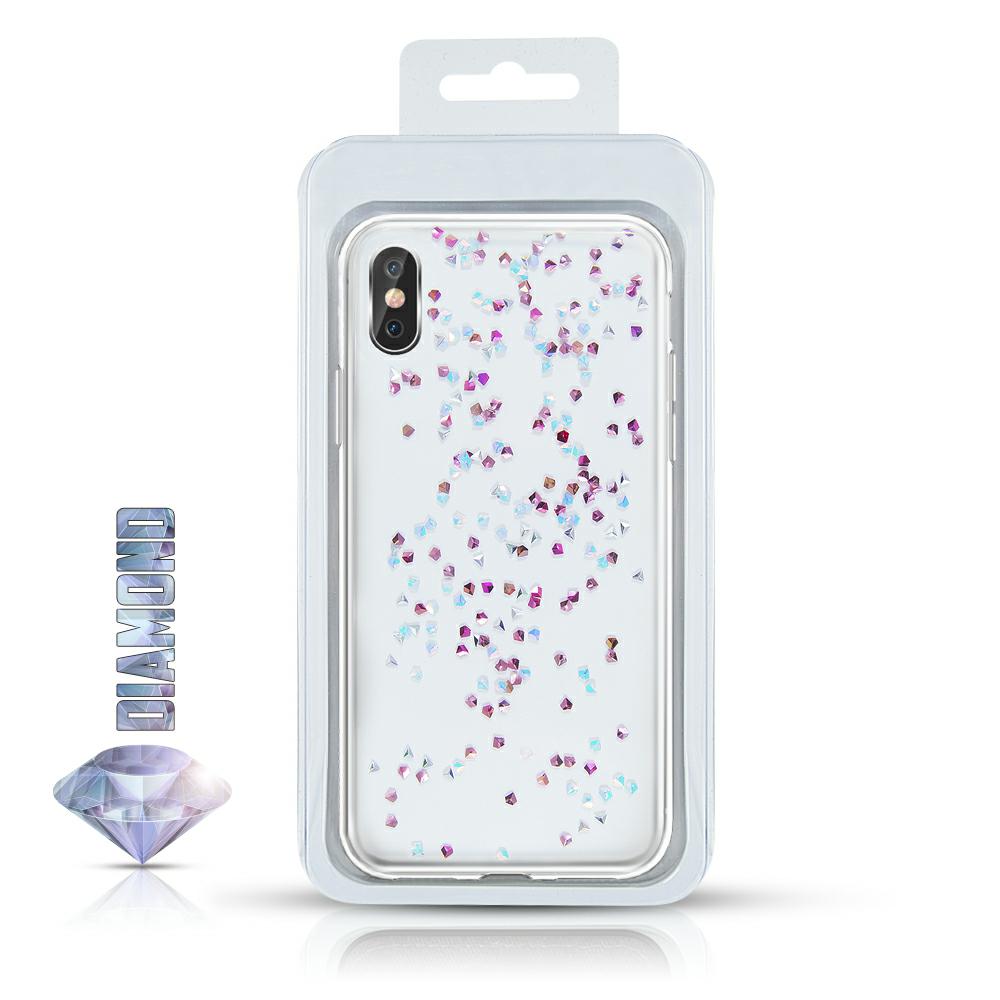 Pokrowiec silikonowy Diamond Case prze�roczysty Apple iPhone 13 Mini / 2