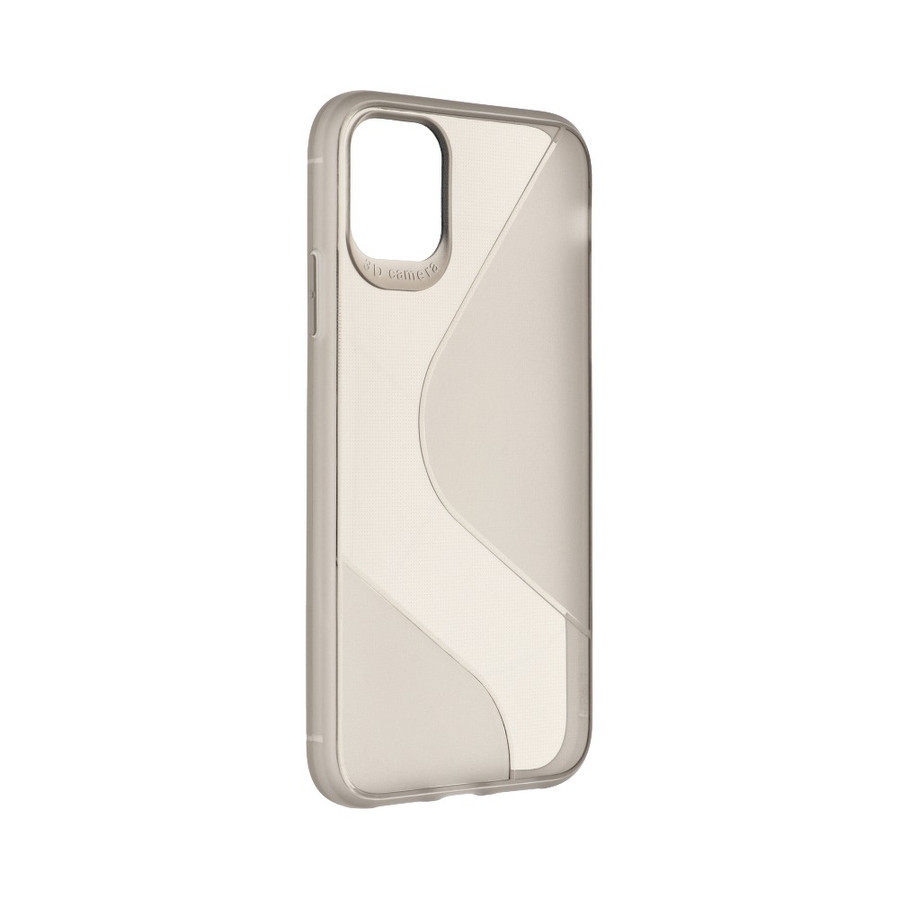Pokrowiec silikonowy Forcell S-Case czarny Apple iPhone 11 / 2 Pokrowiec silikonowy Forcell S-Case czarny Apple iPhone 11 / 2