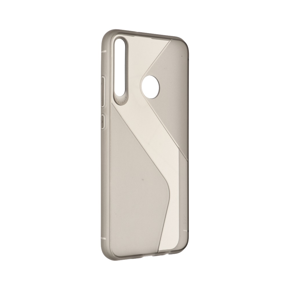 Pokrowiec silikonowy Forcell S-Case czarny Huawei P40 Lite E / 2