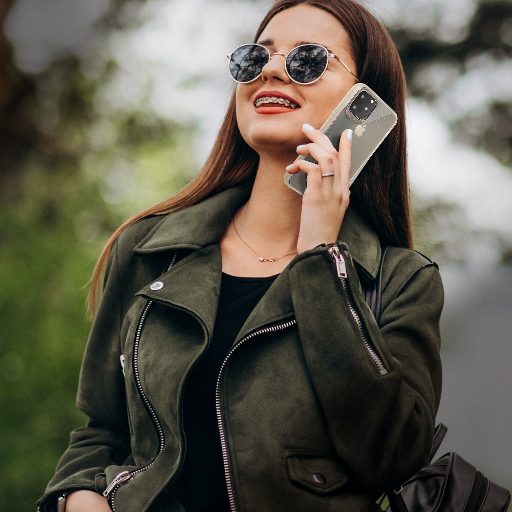 Pokrowiec silikonowy Forcell S-Case czarny Xiaomi Redmi Note 9S / 3