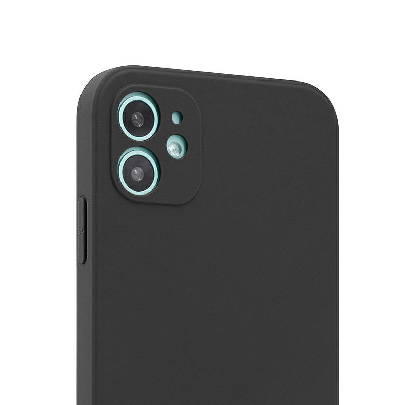 Pokrowiec silikonowy Fosca Case czarny Apple iPhone 11 6,1 cali / 3