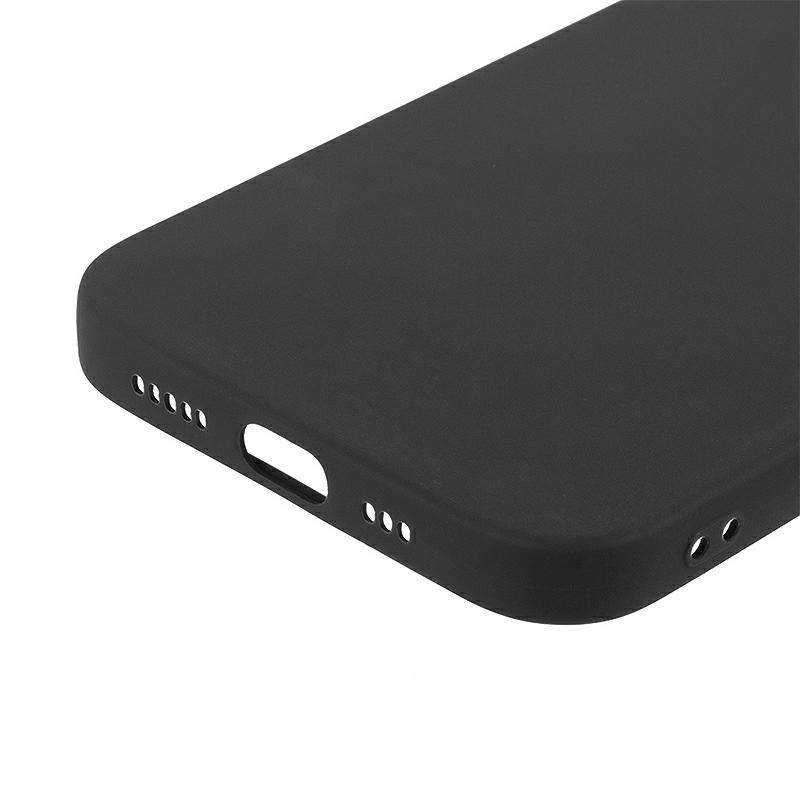 Pokrowiec silikonowy Fosca Case czarny Apple iPhone 11 6,1 cali / 4
