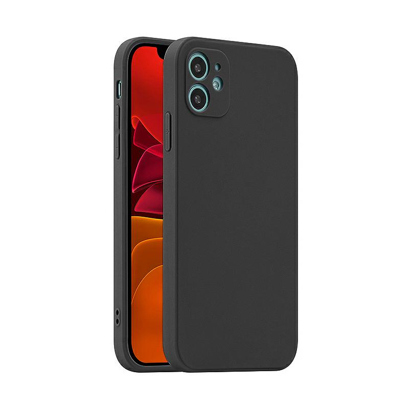 Pokrowiec silikonowy Fosca Case czarny Samsung Galaxy M11