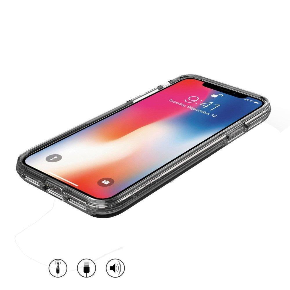 Pokrowiec silikonowy Glitter z brokatem czarny Apple iPhone 12 Pro Max / 6