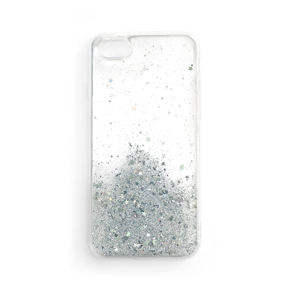Pokrowiec silikonowy Glitter z brokatem prze�roczysty Samsung Galaxy A22