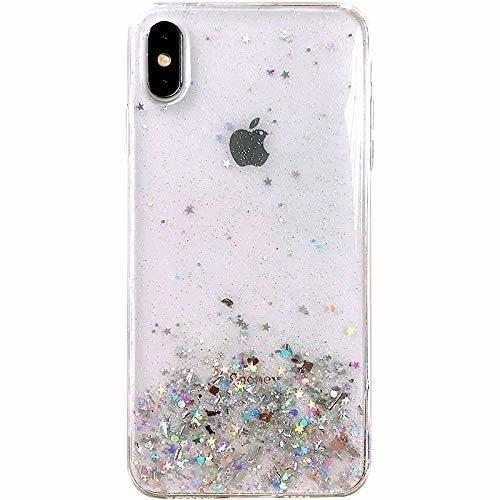 Pokrowiec silikonowy Glitter z brokatem prze�roczysty Xiaomi POCO X3 NFC