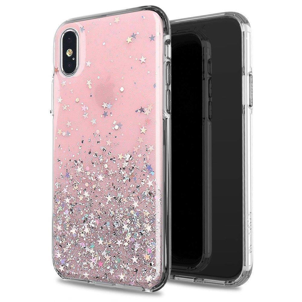 Pokrowiec silikonowy Glitter z brokatem prze�roczysty Xiaomi POCO X3 NFC / 2