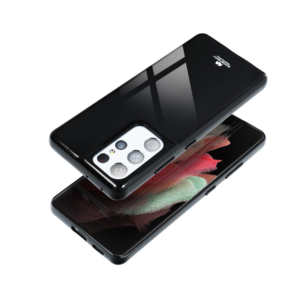Pokrowiec silikonowy Jelly Mercury czarny Apple iPhone 12 Mini / 2