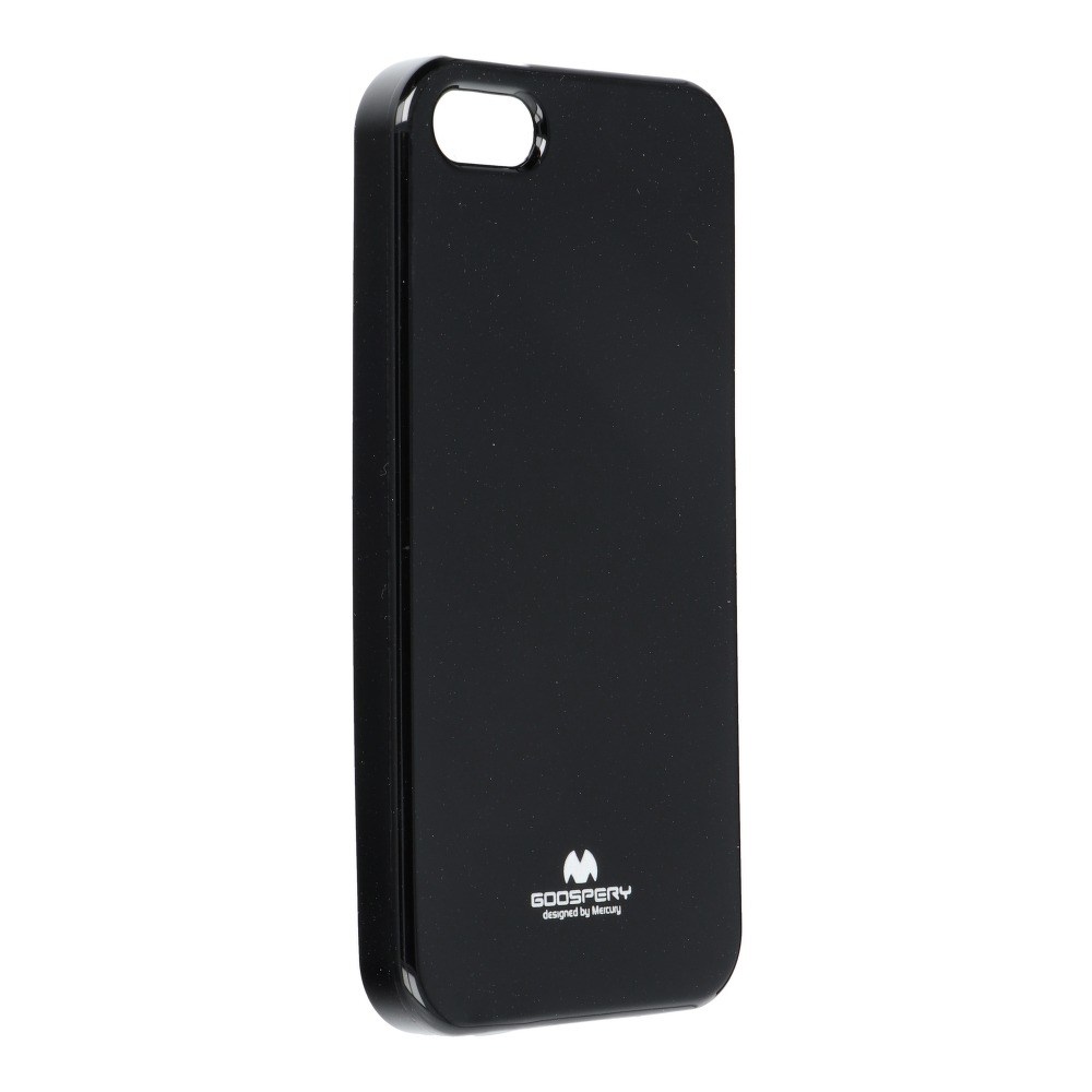 Pokrowiec silikonowy Jelly Mercury czarny Apple iPhone SE