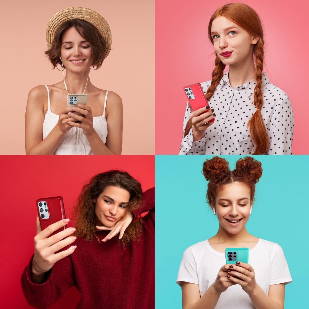 Pokrowiec silikonowy Jelly Mercury jasnor�owy Apple iPhone 14 / 4