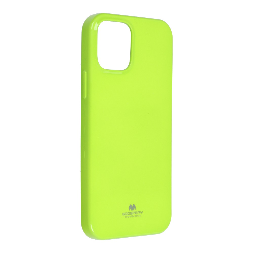 Pokrowiec silikonowy Jelly Mercury limonkowy Apple iPhone 12 Pro