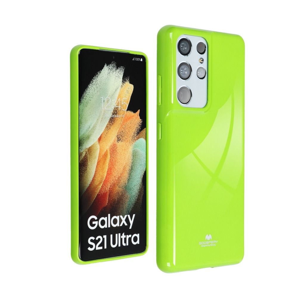 Pokrowiec silikonowy Jelly Mercury limonkowy Samsung Galaxy A33 5G / 3 Pokrowiec silikonowy Jelly Mercury limonkowy Samsung Galaxy A33 5G / 3