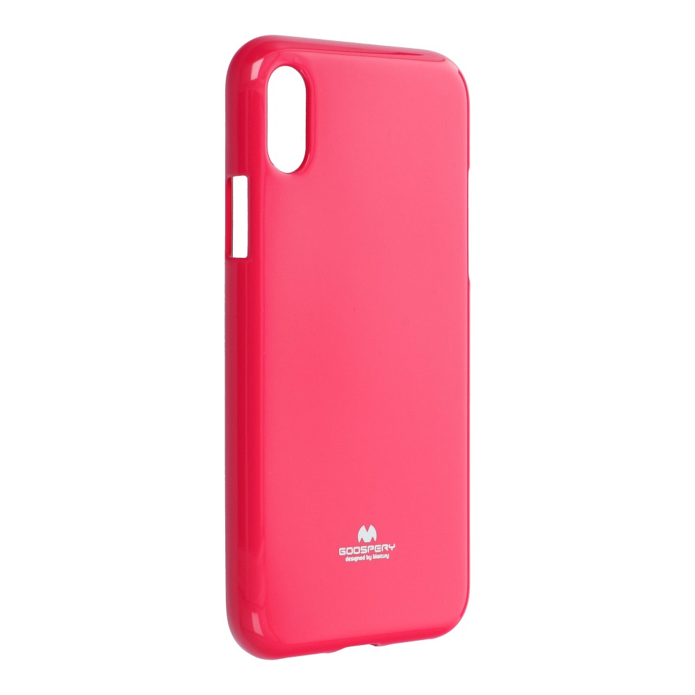 Pokrowiec silikonowy Jelly Mercury r�owy Apple iPhone XS