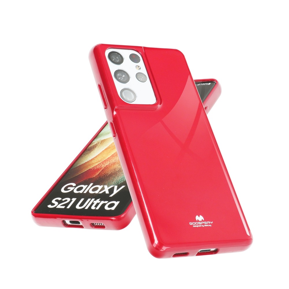 Pokrowiec silikonowy Jelly Mercury rowy Samsung Galaxy S22 Ultra / 4