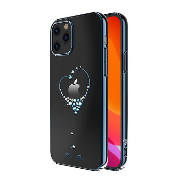 Pokrowiec silikonowy Kingxbar Wish Series z kryształami Swarovskiego niebieski Apple iPhone 12 Mini / 2 Pokrowiec silikonowy Kingxbar Wish Series z kryształami Swarovskiego niebieski Apple iPhone 12 Mini / 2